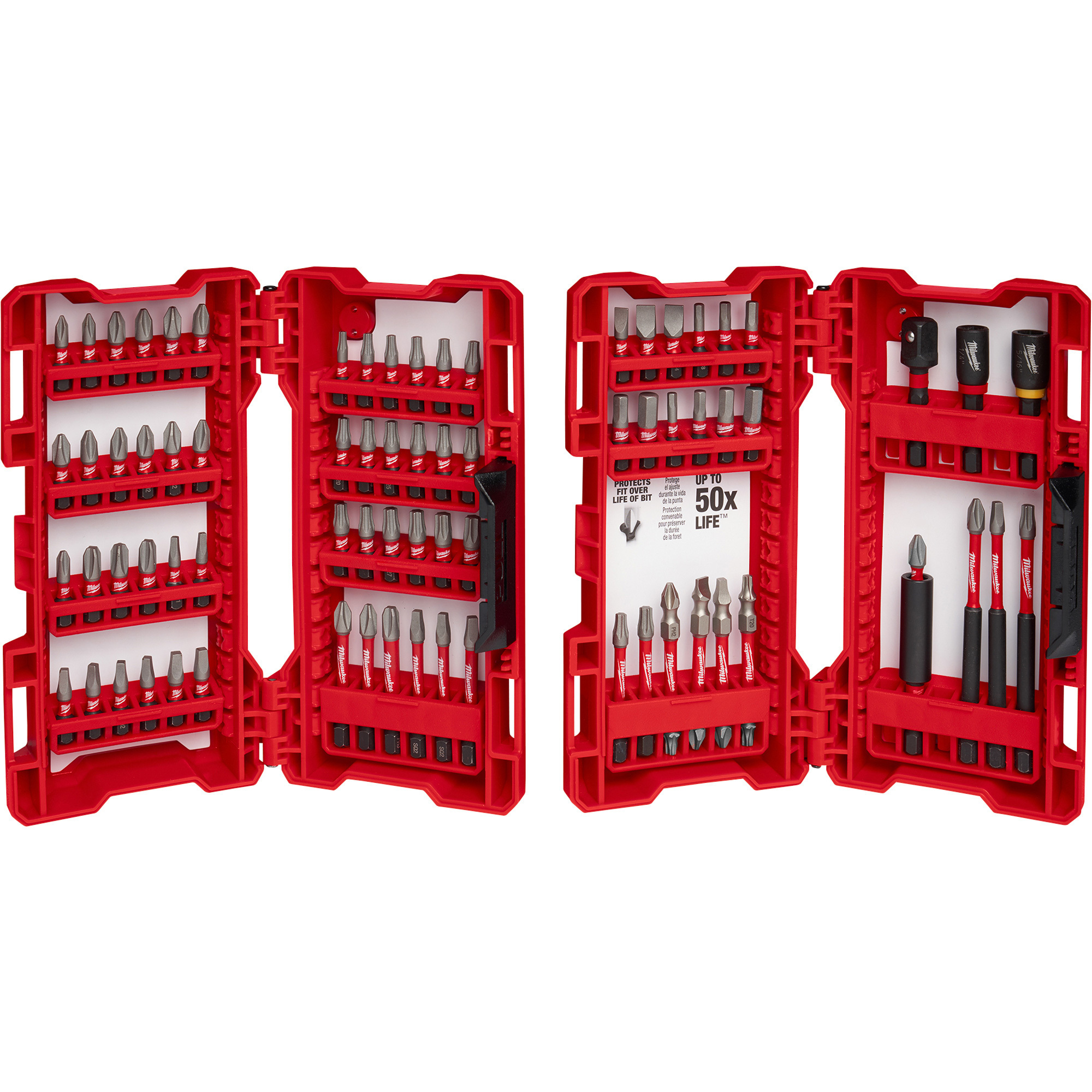 Milwaukee Shockwave Impact Duty Driver Bit Set, 74-Pc., Model# 48-32-4062